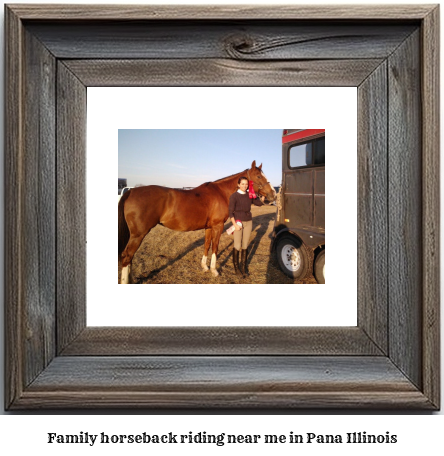 family horseback riding near me in Pana, Illinois